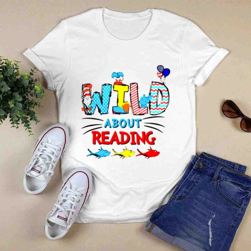 Dr Seuss Wild About Reading 0 T Shirt