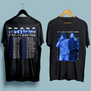Drake 21 Savage Its All A Blur Tour 2023 front 4 T Shirt