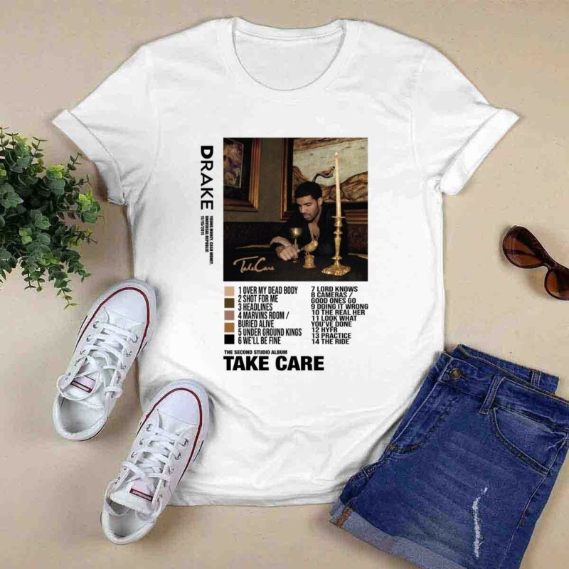 Drake Take Care Rapper 5 T Shirt