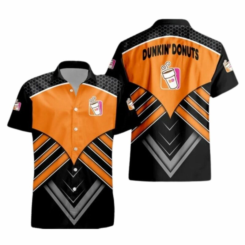 Dunkin Donuts Logo In My Heart Hawaiian Shirt