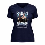 Duran Duran 48 Years 1978 2026 Thank You For The Memories 9 Womens V Neck.jpg