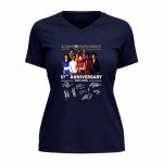 Earth Wind And Fire 57th Anniversary 1969 2026 Signature 9 Womens V Neck.jpg