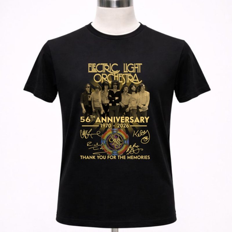 Electric Light Orchestra 56th Anniversary 1970 2026 Signatures 1 T Shirt.jpg