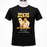 Elvis Presley 90th Anniversary Rock Roll Singer 1935 1977 For The Memories Signature 1 T Shirt.jpg
