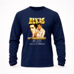 Elvis Presley 90th Anniversary Rock Roll Singer 1935 1977 For The Memories Signature 9 Long Sleeves.jpg