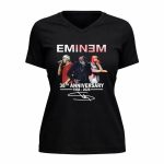 Eminem 38th Anniversary 1988 2026 Signature Thank You For The Memories Rapper 5 Womens V Neck.jpg