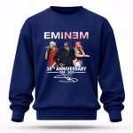 Eminem 38th Anniversary 1988 2026 Signature Thank You For The Memories Rapper 8 Sweatshirt.jpg
