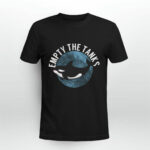 Empty The Tanks Killer Whale Orca 3 T Shirt