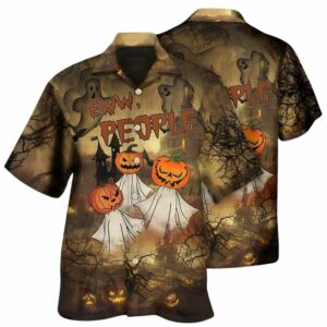 Eww People Ghost Halloween Hawaiian Shirt