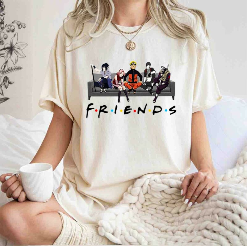 Friends Naruto Team 7 On Coach 0 T Shirt