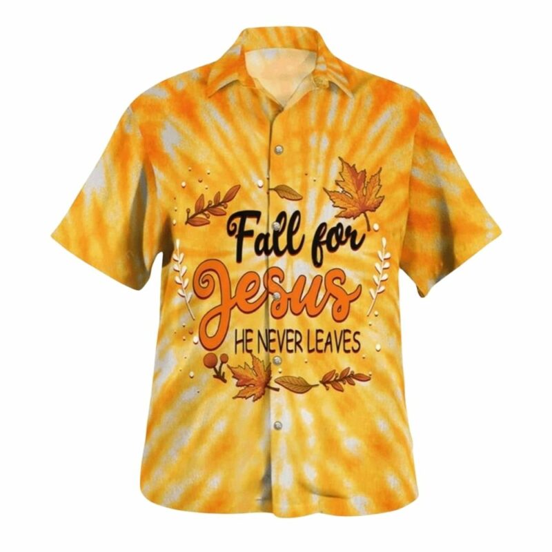 Falling for jesus this thanksgiving hawaiian shirt 1