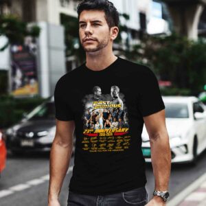 Fast Furious Paul Walker 23rd Anniversary 2001 2024 Thank You For The Memories 0 T Shirt