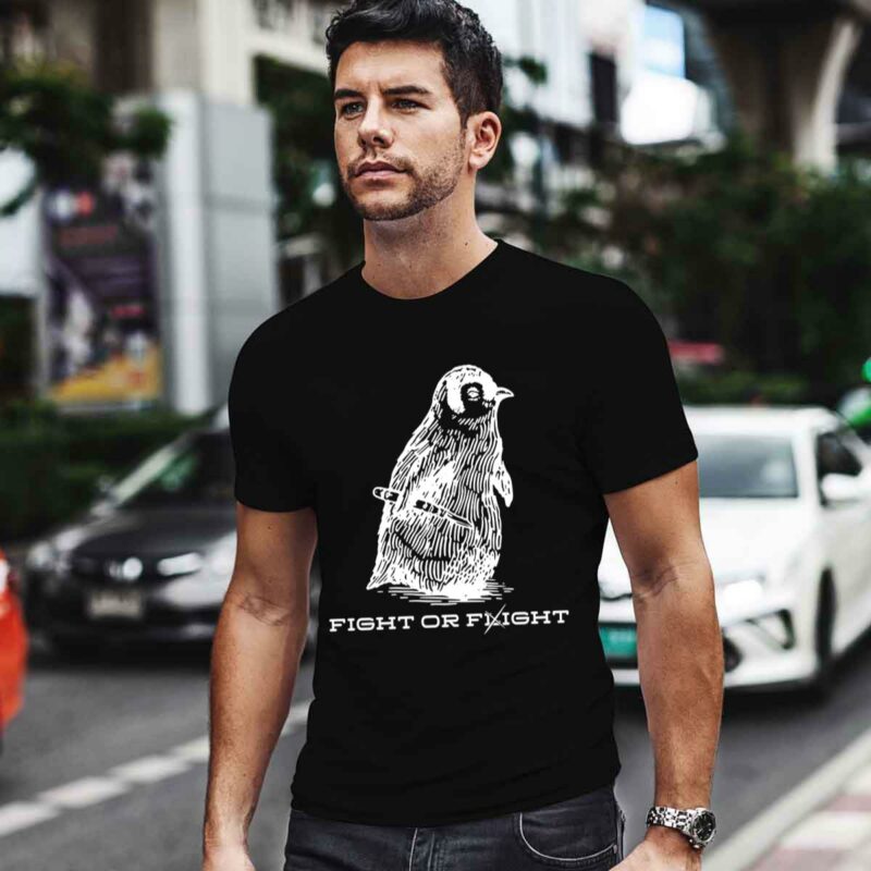 Fejimanz Penguin Fight Or Flight 4 T Shirt