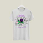 Fibromyalgia Is Hard To Explain Purple Rose Fibromyalgia Awareness Anxiety Brain Fog 5 T Shirt