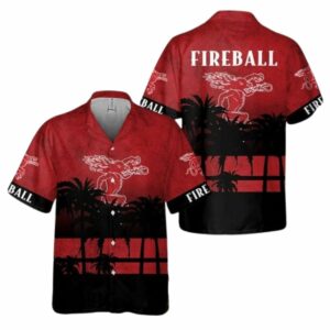 Fireball Coconut Tropial Hawaiian Shirt