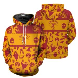 Fireball Whisky Halloween Patterns All Over Print Hoodie