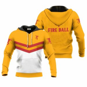Fireball Whisky Yellow Tennis All Over Print Hoodie