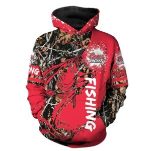Fish Bite Coors Light All Over Print Hoodie