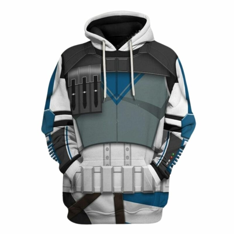 Fives star wars cosplay 3d hoodie 1