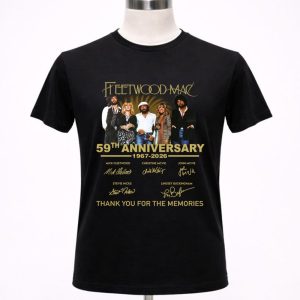Fleetwood Mac 59th Anniversary Signatures 1 T Shirt.jpg