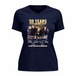 Fleetwood Mac Band 59 years 1967 2026 thank you for the memories signatures 9 Womens V Neck.jpg