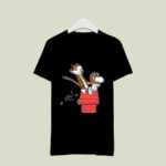 Flying Ace Hobbes And Snoopy 2 T Shirt