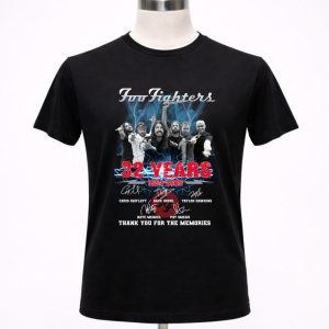 Foo Fighters 32 Years 1994-2026 Signatures Shirt