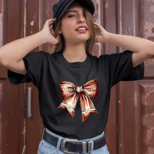 Football Bow Bow Aesthetic Coquette Bow Gameday Football Shirt