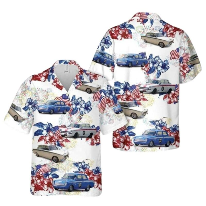 Ford lotus cortina mk1 hawaiian shirt 1964 for 4th of july hawaiian shirt 1