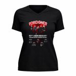 Foreigner 50th Anniversary 1976 2026 Signature 5 Womens V Neck.jpg