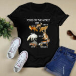 Foxes Of The World Funny Fox 2 T Shirt