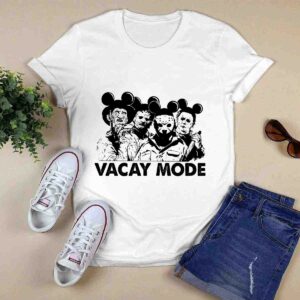 Freddy Krueger Leatherface Jason Voorhees Michael Myers Vacay Mode Mickey Mouse 0 T Shirt