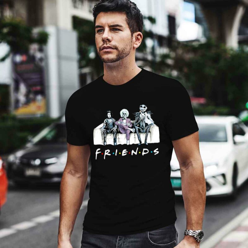 Friends Tv Show Beetlejuice Edward Scissorhands Jack Skellington 0 T Shirt