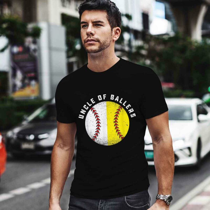 Funny Uncle Gift From Nephew Niece Baseball Softball Player 0 T Shirt