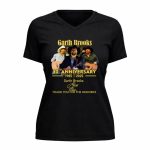 Garth Brooks 40th Anniversary 1985 2025 Signature 5 Womens V Neck.jpg