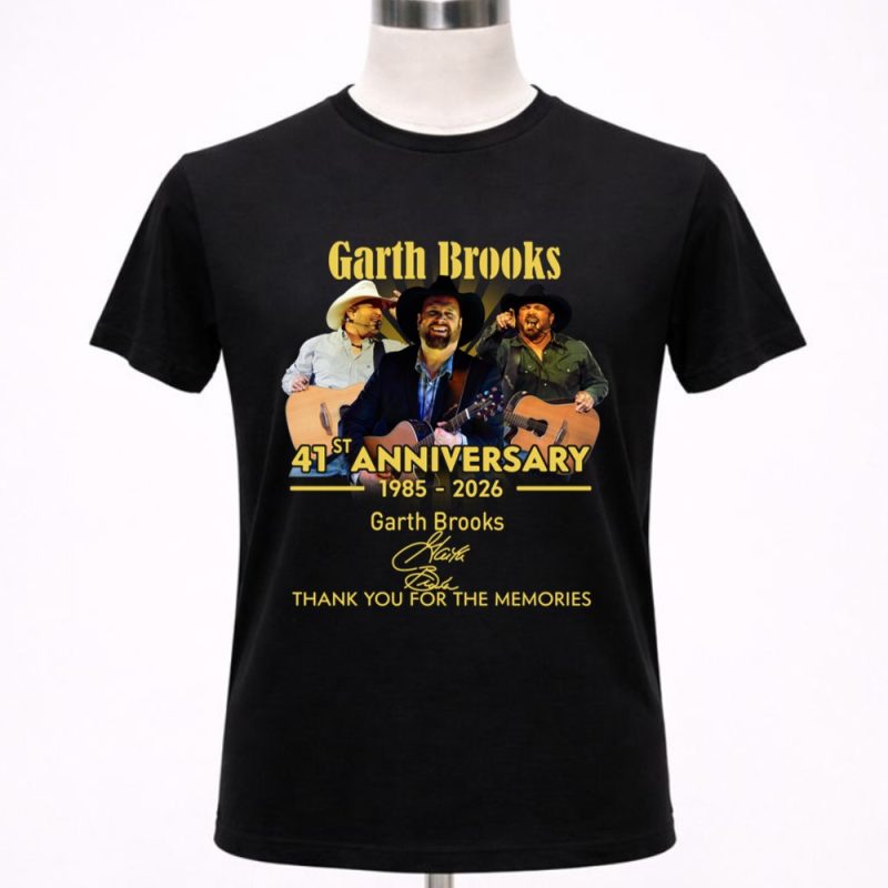 Garth Brooks 41st Anniversary 1985 2026 Signature 1 T Shirt.jpg