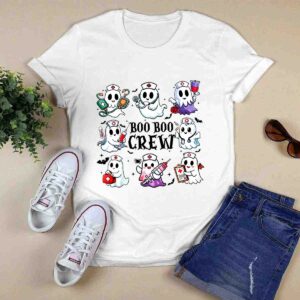 Ghost Boo Boo Crew Nurse Halloween Shirt
