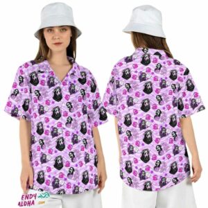 Ghostface Scream Halloween Call Horror Hawaiian Shirt