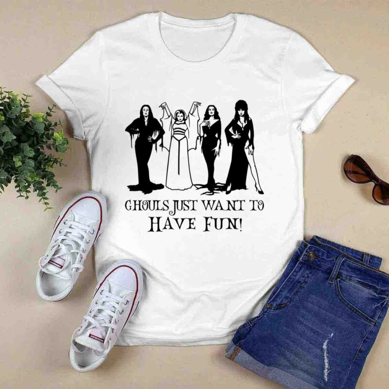 Girls Friends Ghouls Just Want To Have Fun Halloween 0 T Shirt