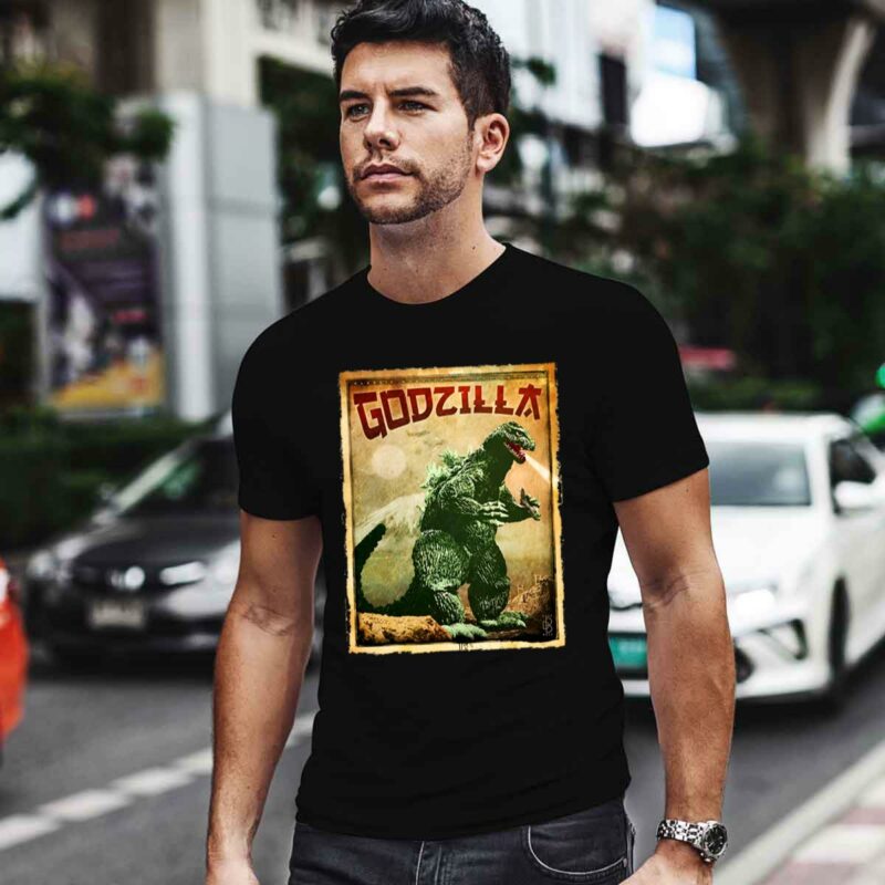 Godzilla Monster Retro 0 T Shirt