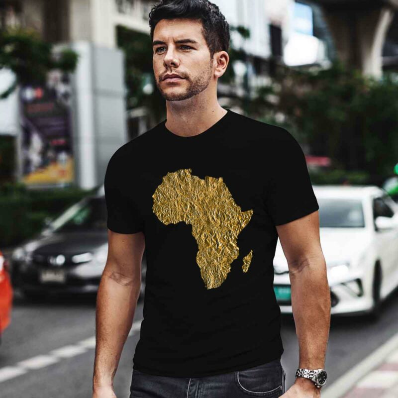 Gold Motherland Africa Bhm Black History Month 0 T Shirt