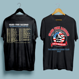 Grand Funk Railroad 2023 North American Tour Rock Band front 4 T Shirt