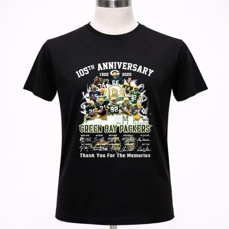 Green Bay Pacers 105th Anniversary Signature Thank You For The Memories 1 T Shirt.jpg