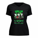 Green Day 40th Anniversary 1986 2026 Thank You For The Memories 5 Womens V Neck.jpg