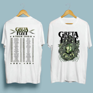 Greta Van Fleet Concert Tour Dates 2018 front 5 T Shirt