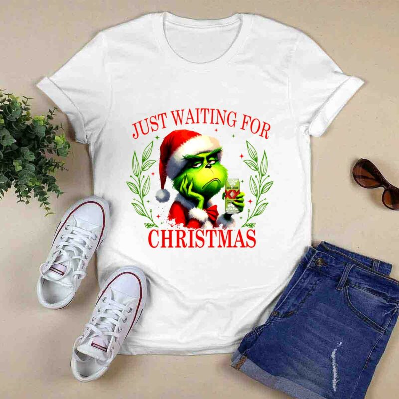 Grinch Drink Dos Equis Lager Beer Waiting For Christmas 0 T Shirt