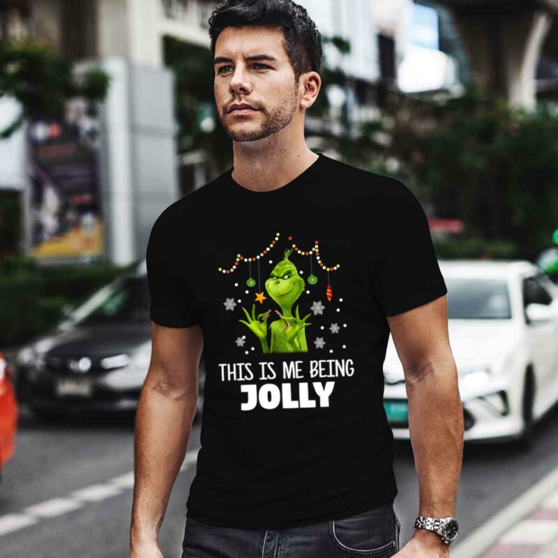 Grinch This Is Me Being Jolly Christmas 0 T Shirt