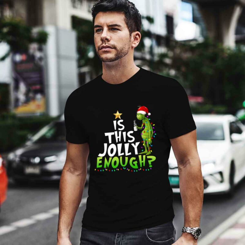 Grinch With Light This Is Jolly Enough Christmas 0 T Shirt