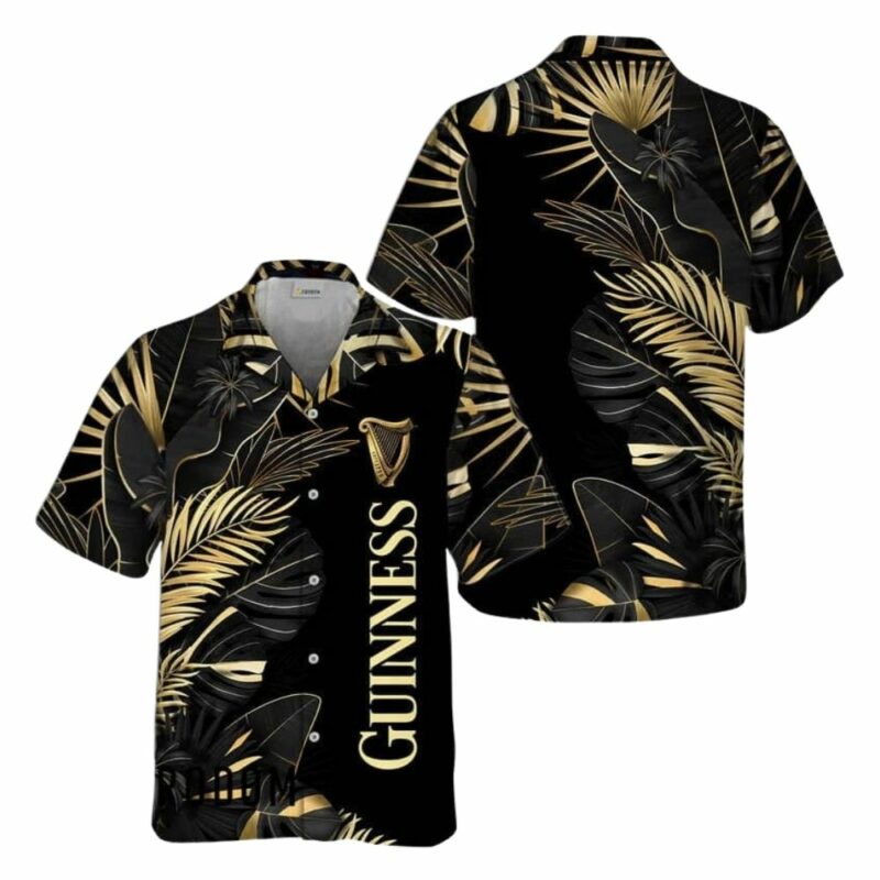 Guinness Tropical Palm Hawaiian Shirt