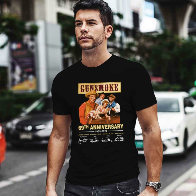 Gunsmoke 69Th Anniversary Signed 0 T Shirt